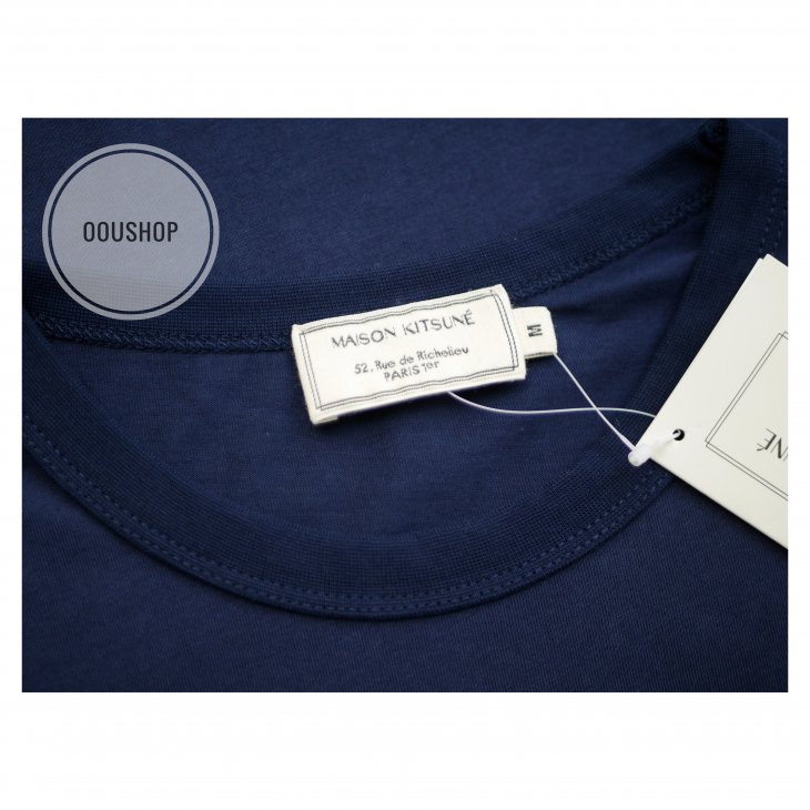 MAISON KITSUNE TEE-SHIRT TRICOLOR FOX FLAG