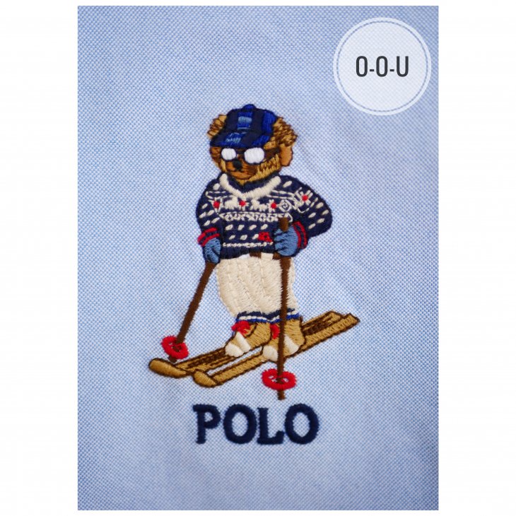 POLO RALPH LAUREN CUSTOM FIT SKI BEAR OXFORD SHIRT
