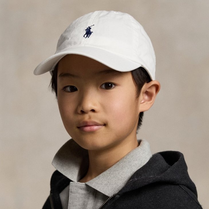 POLO RALPH LAUREN BOYS COTTON CHINO BALL CAP