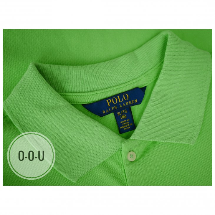 POLO RALPH LAUREN GIRLS COTTON STRETCH MESH POLO DRESS