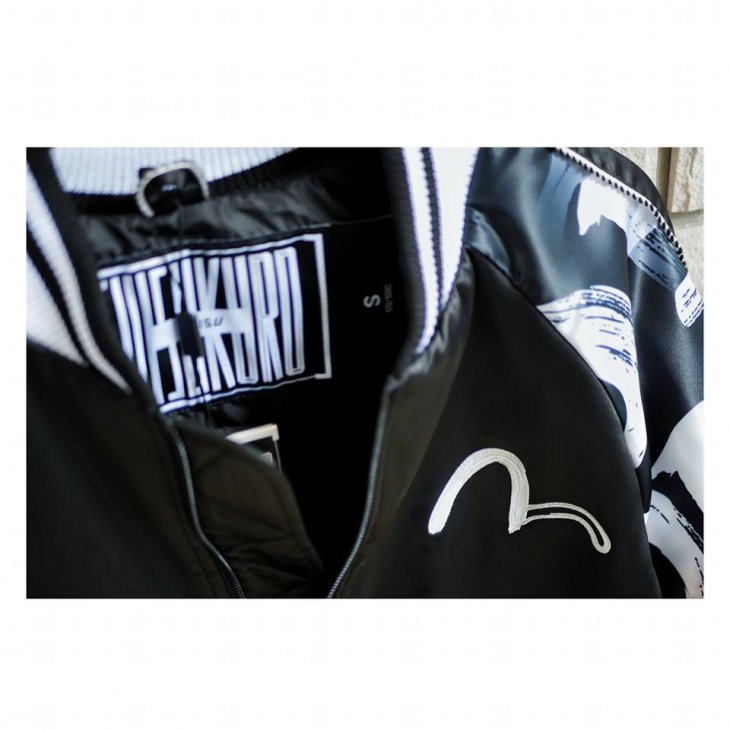 EVISU Souvenir Jacket with Digital Printed Sleeves