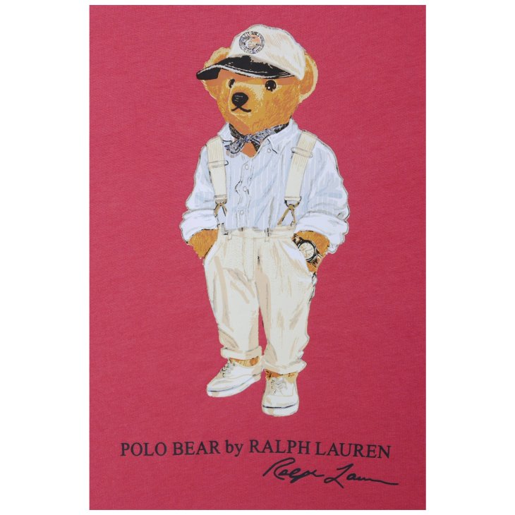 POLO RALPH LAUREN KIDS POLO BEAR JERSEY TEE