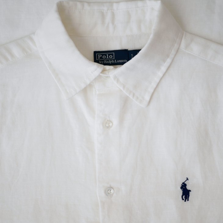 POLO RALPH LAUREN WOMEN LINEN SHORT SLEEVE SHIRT