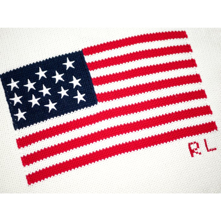 POLO RALPH LAUREN THE ICONIC FLAG SWEATER