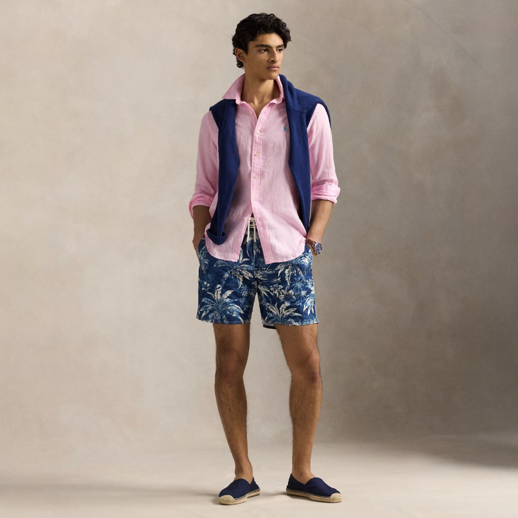 POLO RALPH LAUREN CLASSIC FIT LINEN SHIRT