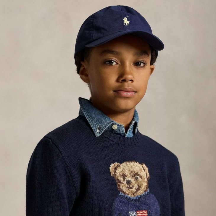 POLO RALPH LAUREN BOYS COTTON CHINO BALL CAP
