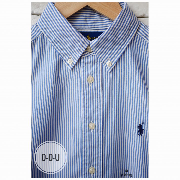 POLO RALPH LAUREN STRIPED BOYS COTTON SHIRT