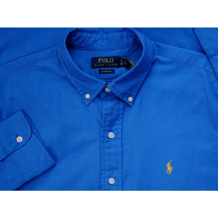 POLO RALPH LAUREN CLASSIC FIT COTTON-LINEN SHIRT