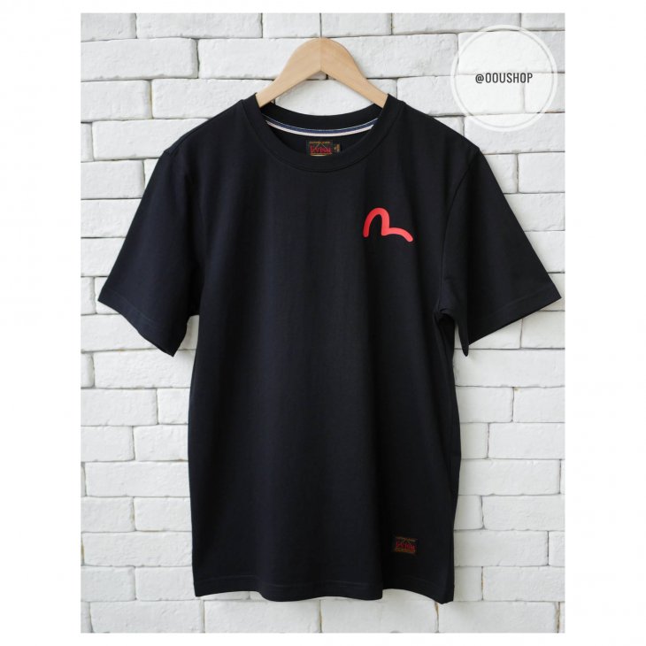 EVISU DURUMA EBISU AND TIGER COLLAGE PRINT T-SHIRT