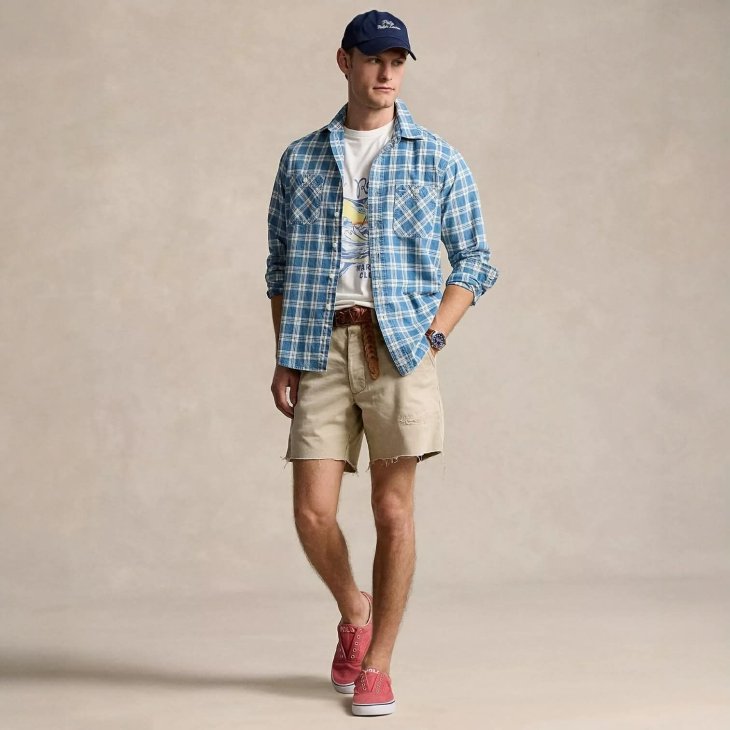 POLO RALPH LAUREN CLASSIC FIT SLUB JERSEY GRAPHIC T-SHIRT