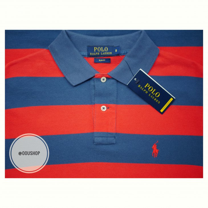 POLO RALPH LAUREN SLIM FIT STRIPED PERFORMANCE POLO