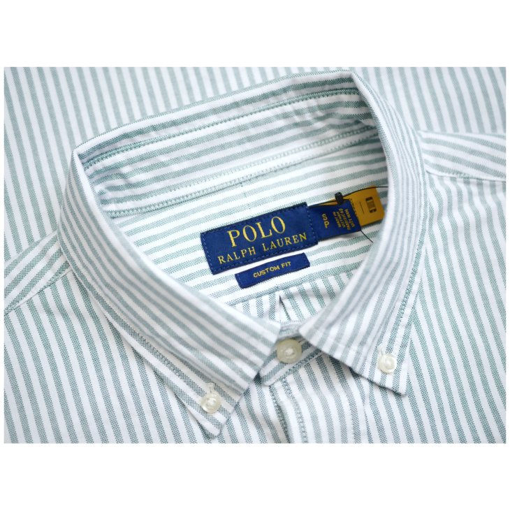 POLO RALPH LAUREN CUSTOM FIT STRIPED OXFORD SHIRT