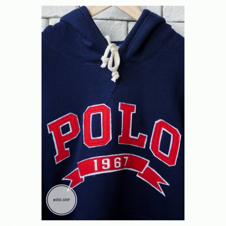 POLO RALPH LAUREN DOUBLE-KNIT LOGO HOODIE