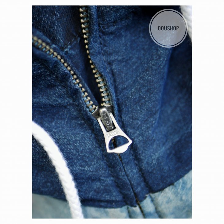 POLO RALPH LAUREN INDIGO STADIUM POPOVER JACKET