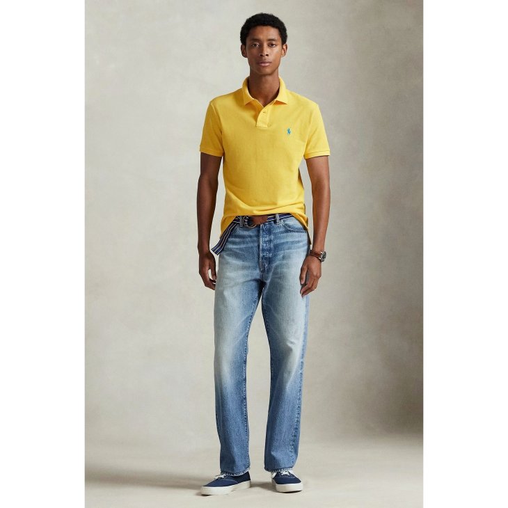 POLO RALPH LAUREN CUSTOM SLIM FIT POLO SHIRT