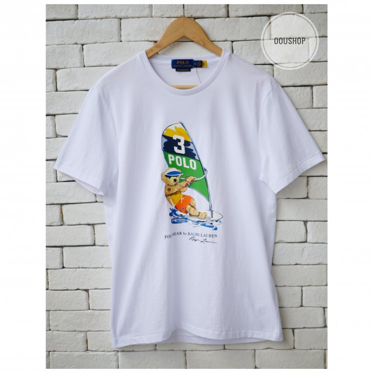 POLO RALPH LAUREN CUSTOM SLIM FIT POLO BEAR T-SHIRT