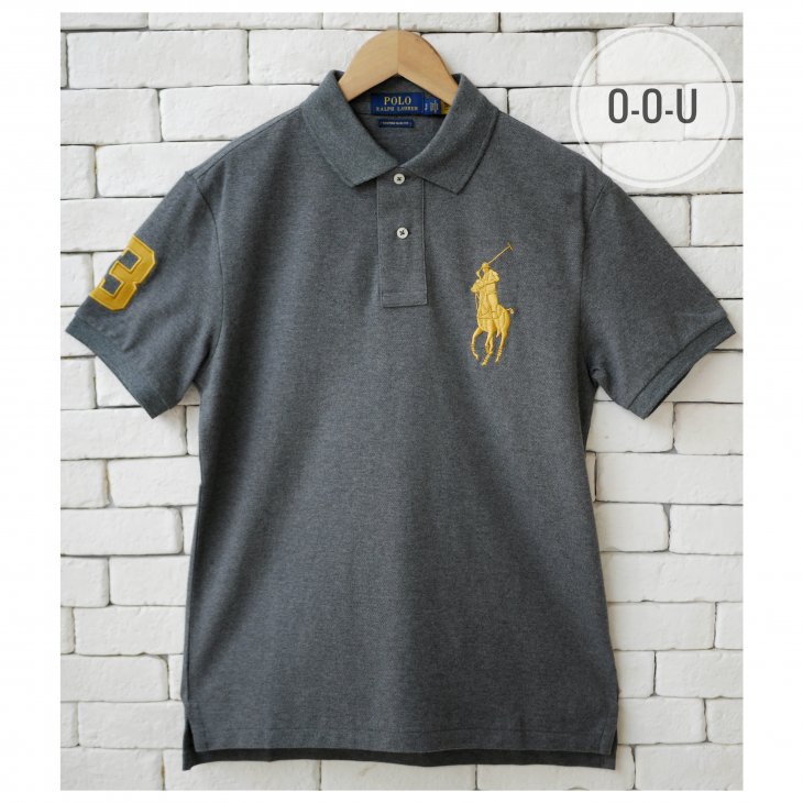 POLO RALPH LAUREN CUSTOM SLIM FIT BIG PONY POLO SHIRT