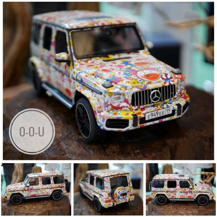 1/18 GT SPIRIT MERCEDES-BENZ G-CLASS G63 AMG KAIKAI KIKI TAKASHI MURAKAMI CARTOON