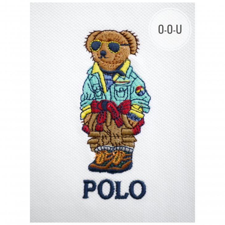 POLO RALPH LAUREN CUSTOM SLIM FIT POLO BEAR POLO SHIRT