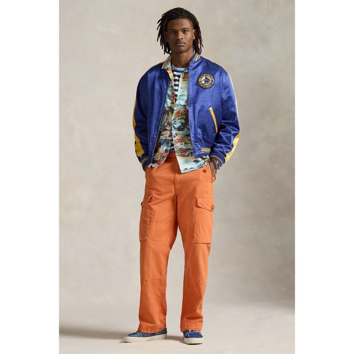 POLO RALPH LAUREN CLASSIC FIT PATCHWORK PRINT CAMP SHIRT