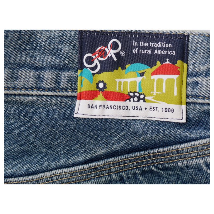 GAP RE ISSUE X SEAN WOTHERSPOON EMBROIDERED DENIM RELAXED CARPENTER JEANS