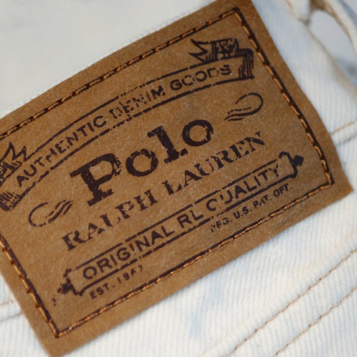 POLO RALPH LAUREN WOMEN RELAXED TAPERED PATCHWORK JEAN