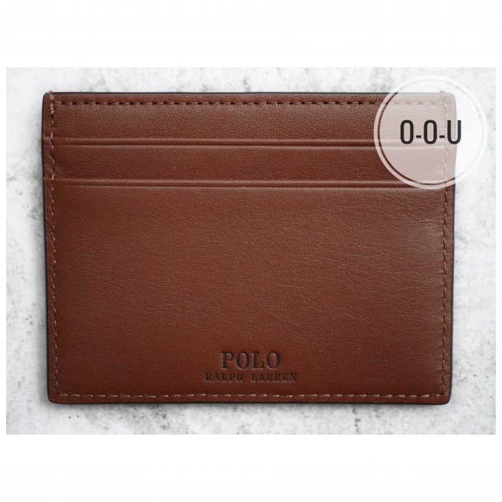 POLO RALPH LAUREN POLO BEAR LEATHER CARD CASE