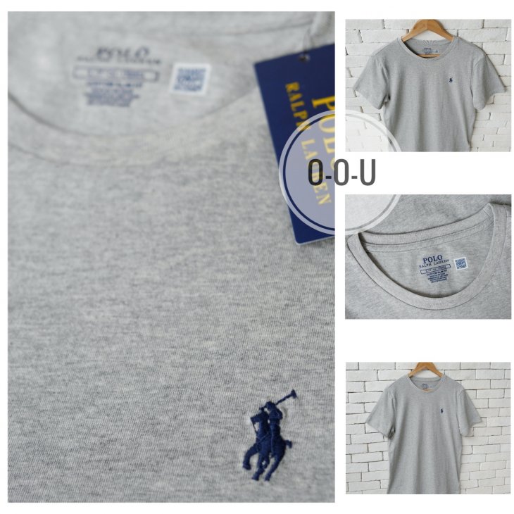 POLO RALPH LAUREN CUSTOM SLIM FIT JERSEY CREWNECK T-SHIRT
