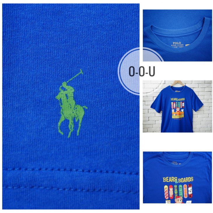 POLO RALPH LAUREN POLO BEAR BOYS COTTON JERSEY T-SHIRT