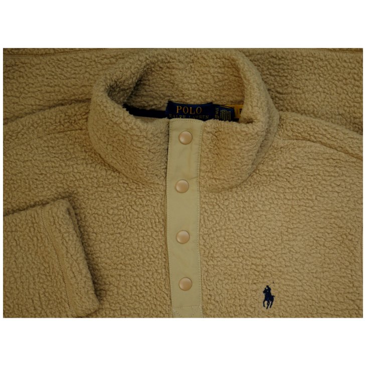 POLO RALPH LAUREN FLEECE MOCKNECK PULLOVER