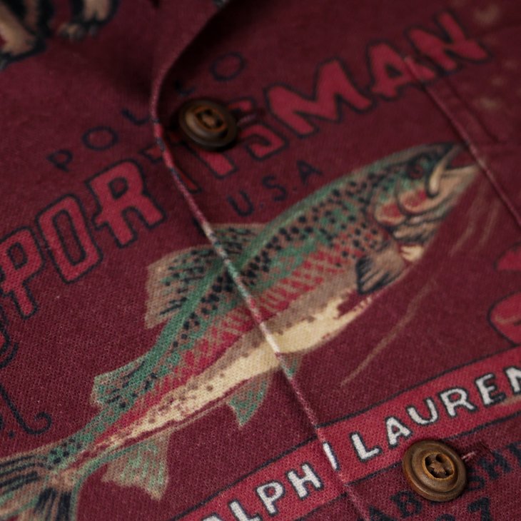 POLO RALPH LAUREN CLASSIC FIT POLO SPORTSMAN CAMP SHIRT