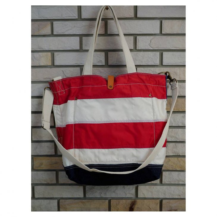 USA FLAG COTTON CANVAS TOTE