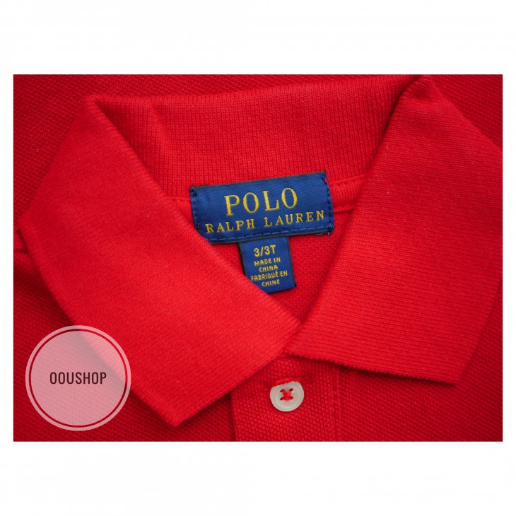 POLO RALPH LAUREN POLO BEAR KIDS COTTON MESH POLO