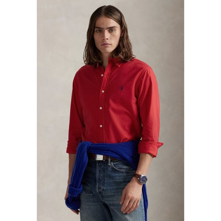 POLO RALPH LAUREN CUSTOM FIT FEATHERWEIGHT TWILL SHIRT