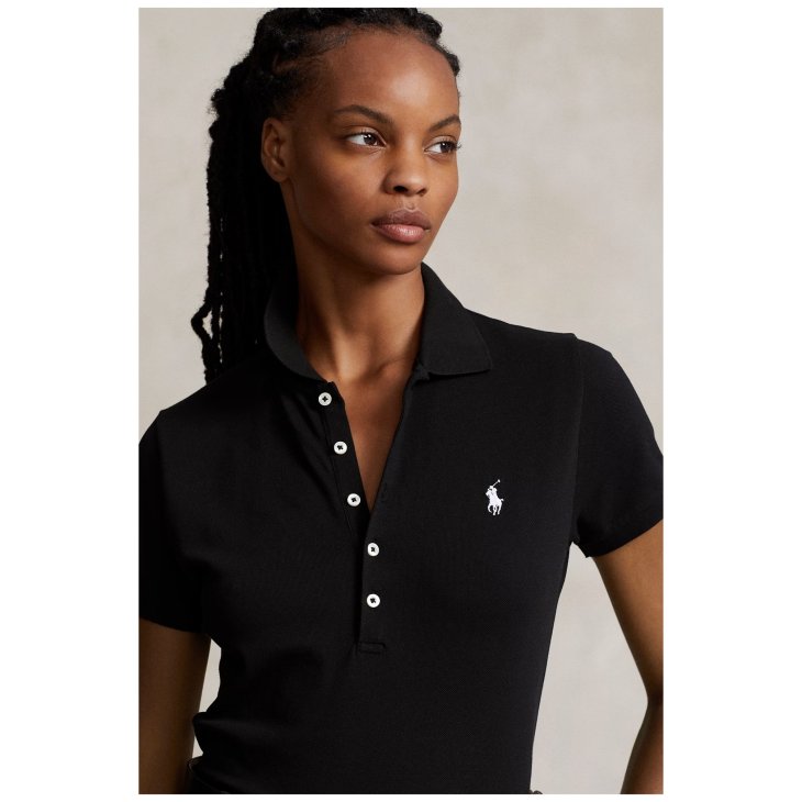 POLO RALPH LAUREN WOMEN SLIM FIT STRETCH POLO SHIRT