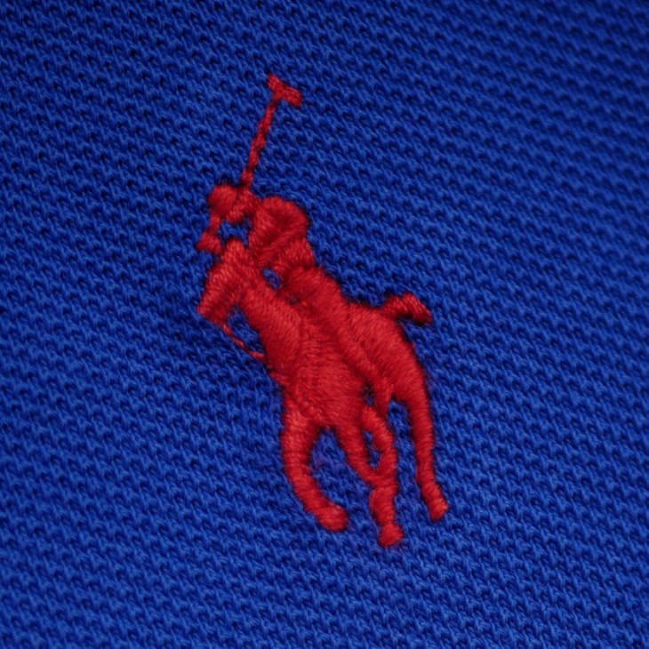 POLO RALPH LAUREN THE EARTH CUSTOM SLIM FIT POLO SHIRT