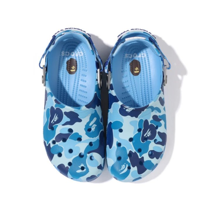 BAPE X CROCS CLASSIC KIDS CLOG