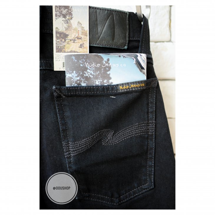 NUDIE JEANS TIGHT LONG JOHN BLACK BLACK