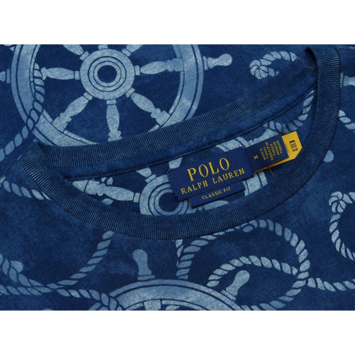 POLO RALPH LAUREN CLASSIC FIT NAUTICAL JERSEY T-SHIRT