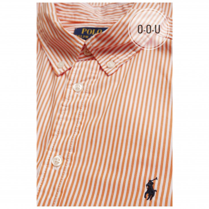 POLO RALPH LAUREN BOYS STRIPED COTTON POPLIN SHIRT