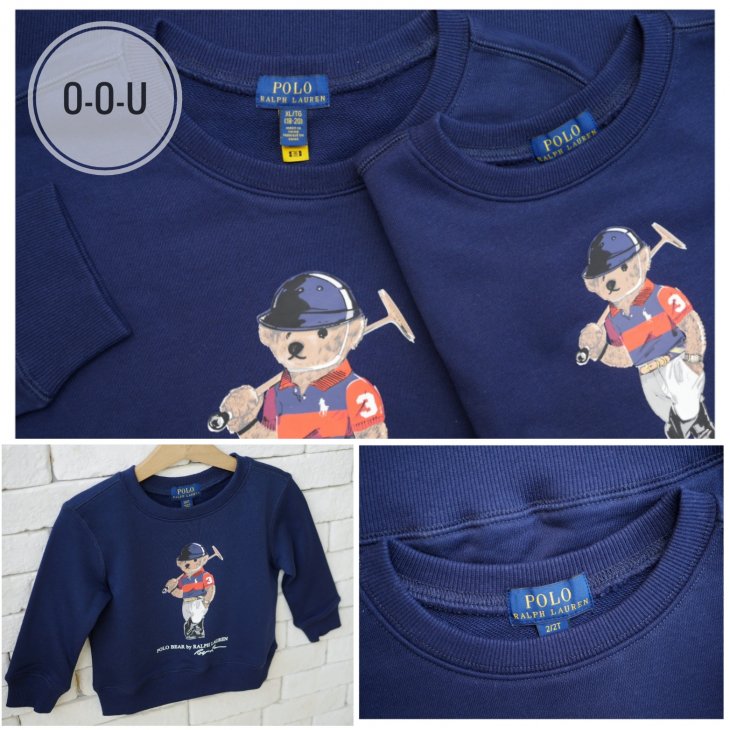 POLO RALPH LAUREN POLO BEAR KIDS SWEATSHIRT