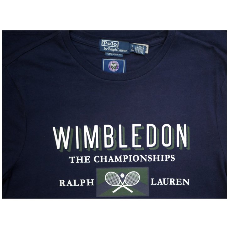 POLO RALPH LAUREN WIMBLEDON COTTON JERSEY GRAPHIC TEE