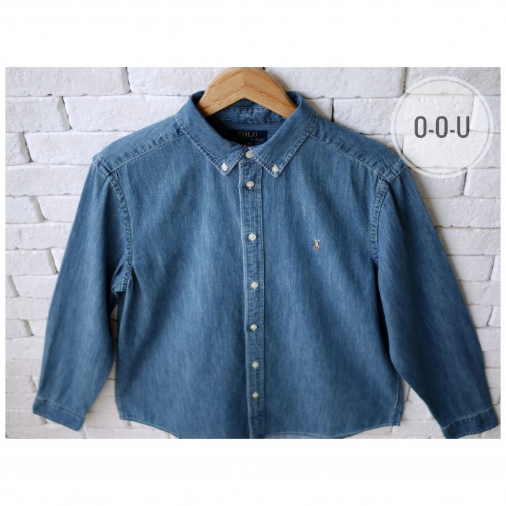POLO RALPH LAUREN BOYS COTTON DENIM SHIRT