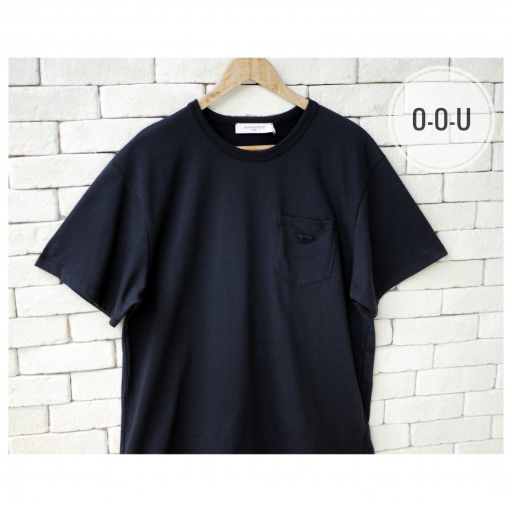 MAISON KITSUNE TONAL FOX PATCH POCKET CLASSIC T-SHIRT