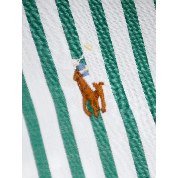 POLO RALPH LAUREN KIDS PLAID COTTON POPLIN SHIRT