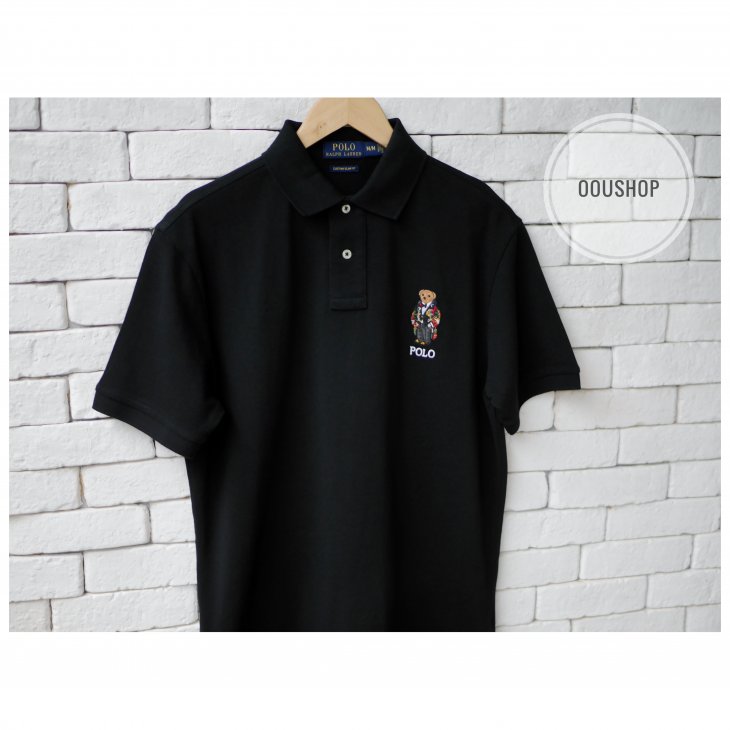 POLO RALPH LAUREN CUSTOM SILM FIT POLO BEAR POLO SHIRT