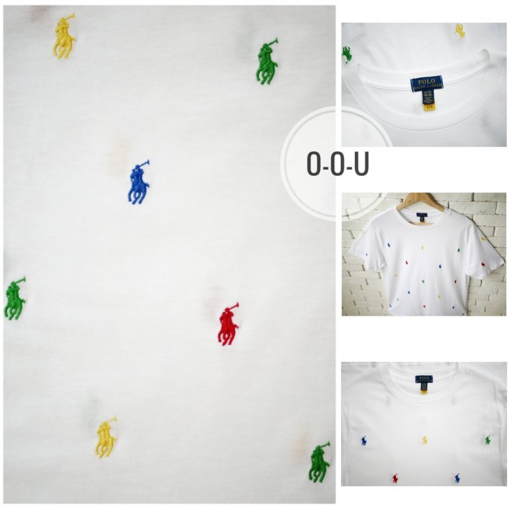 POLO RALPH LAUREN BOYS ALL-OVER POLO PONY T-SHIRT