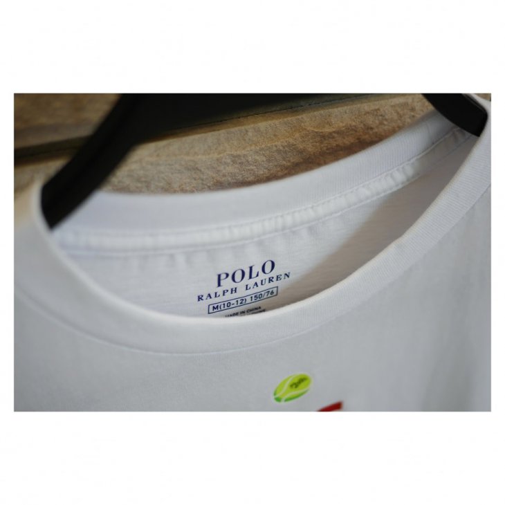 POLO RALPH LAUREN TENNIS BEAR BOYS COTTON TEE