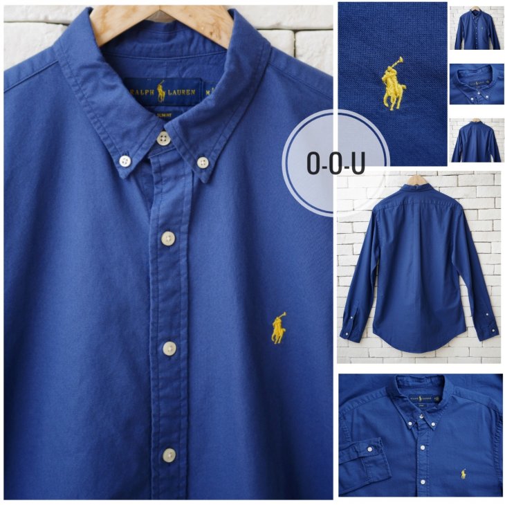 POLO RALPH LAUREN SLIM FIT GARMENT-DYED OXFORD SHIRT