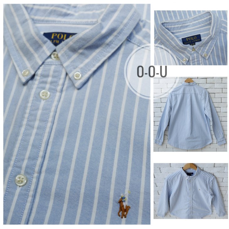 POLO RALPH LAUREN BOYS STRIPED COTTON SHIRT